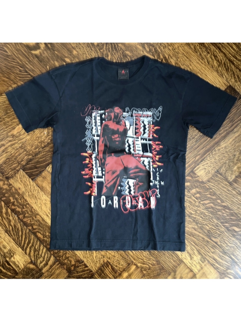Travis Scott Air Jordan Cactus Jack Men’s Black Short Sleeve Shirt Size S